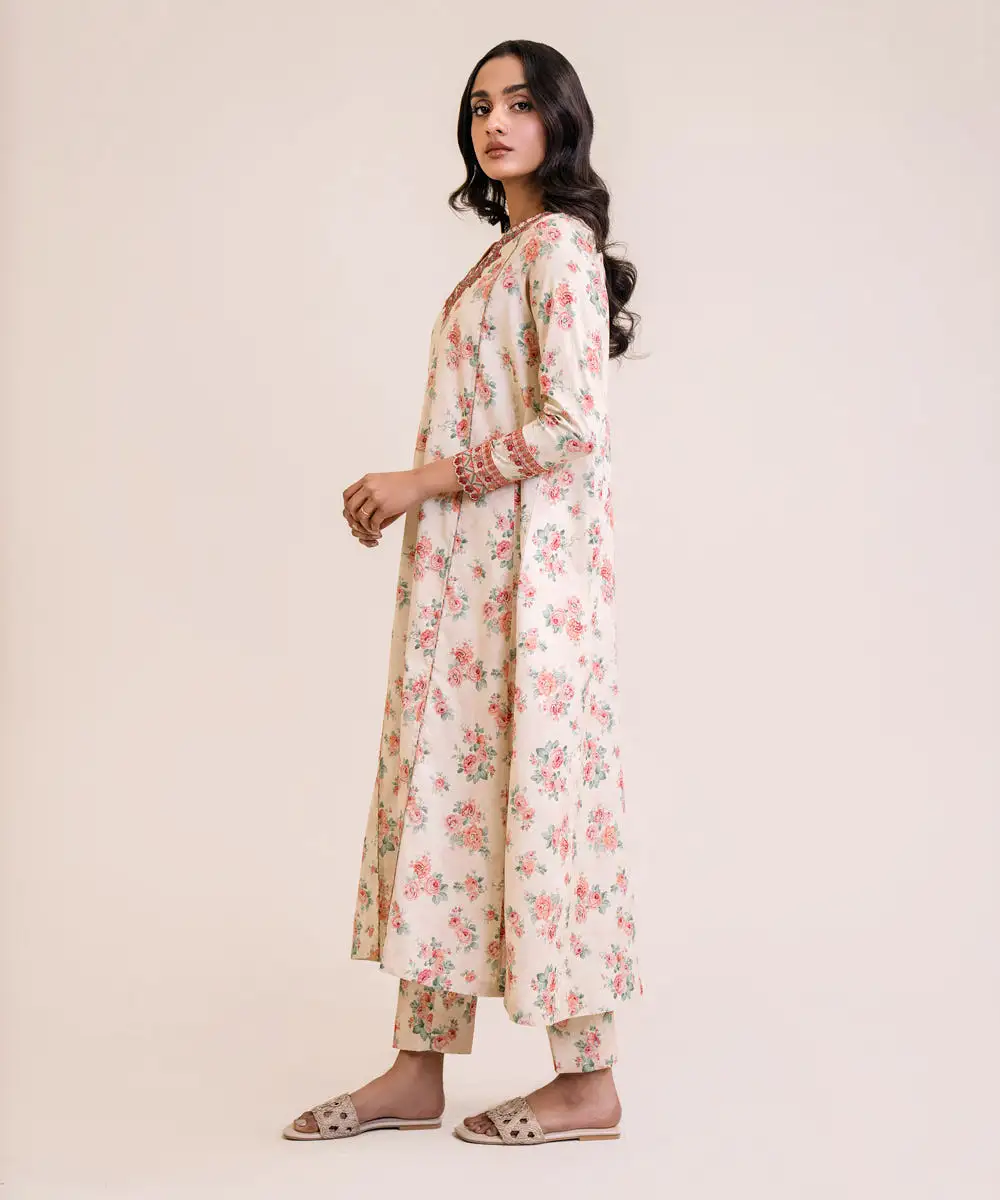 2 Piece - Embroidered Lawn Suit