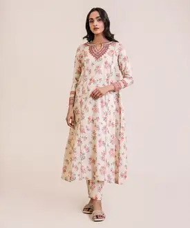 2 Piece - Embroidered Lawn Suit