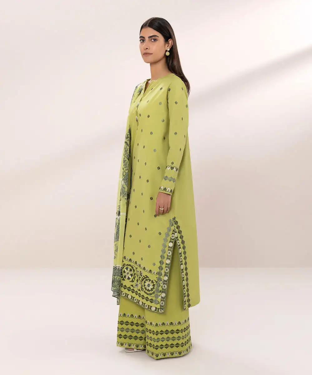 3 Piece - Embroidered Lawn Suit