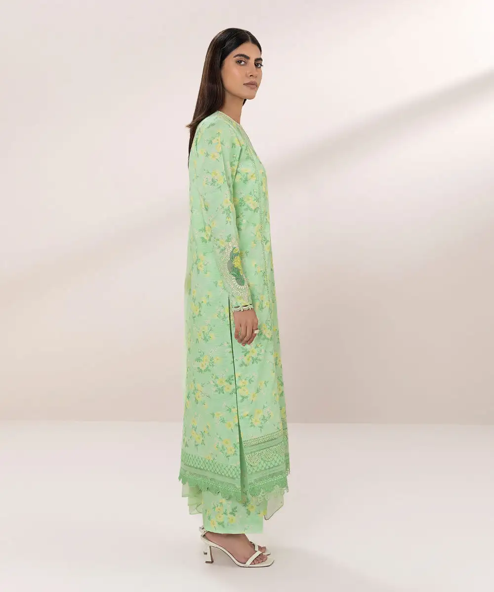 3 Piece - Embroidered Lawn Suit