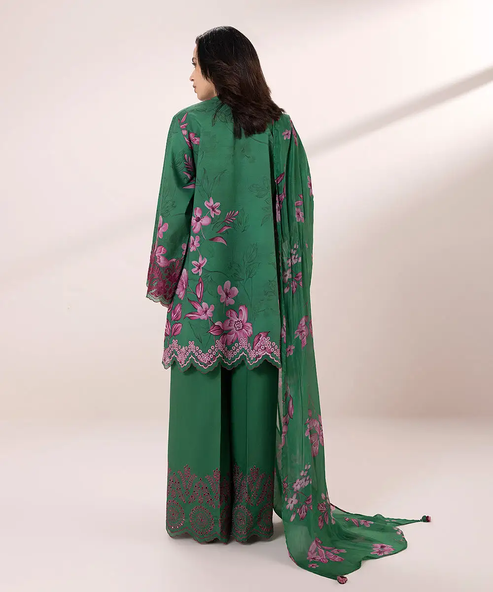 3 Piece - Embroidered Lawn Suit