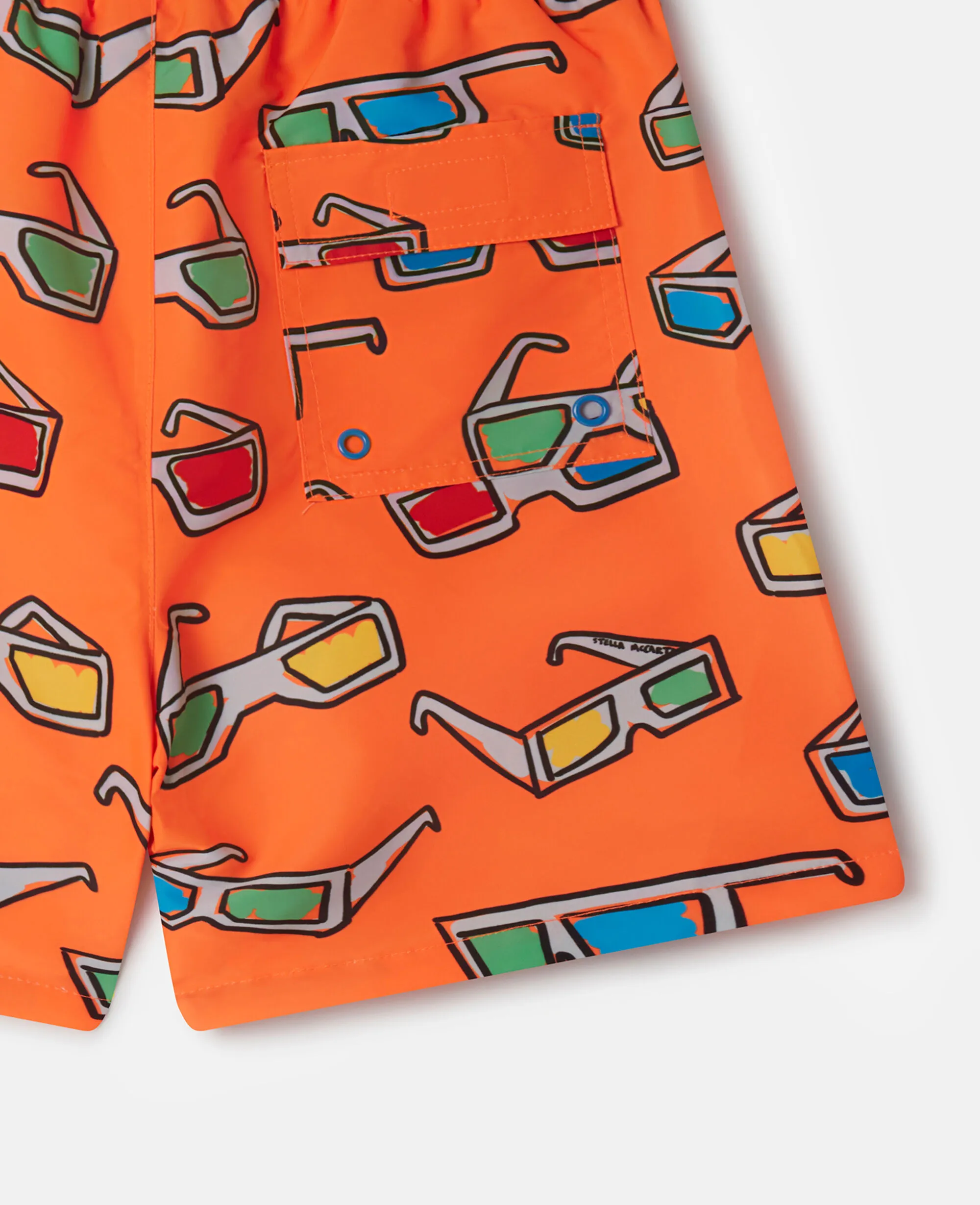 3D Glasses Swimming Trunks