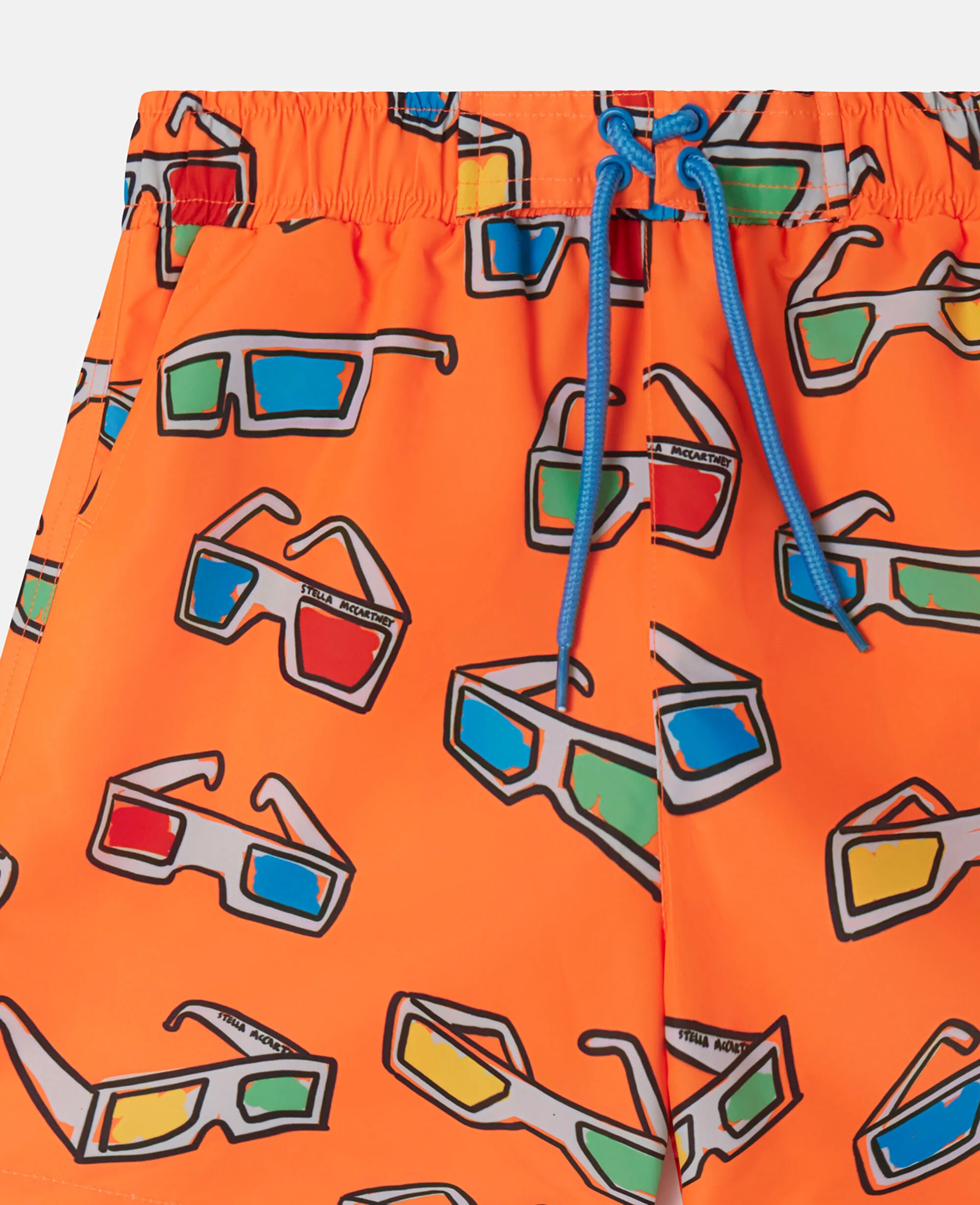 3D Glasses Swimming Trunks