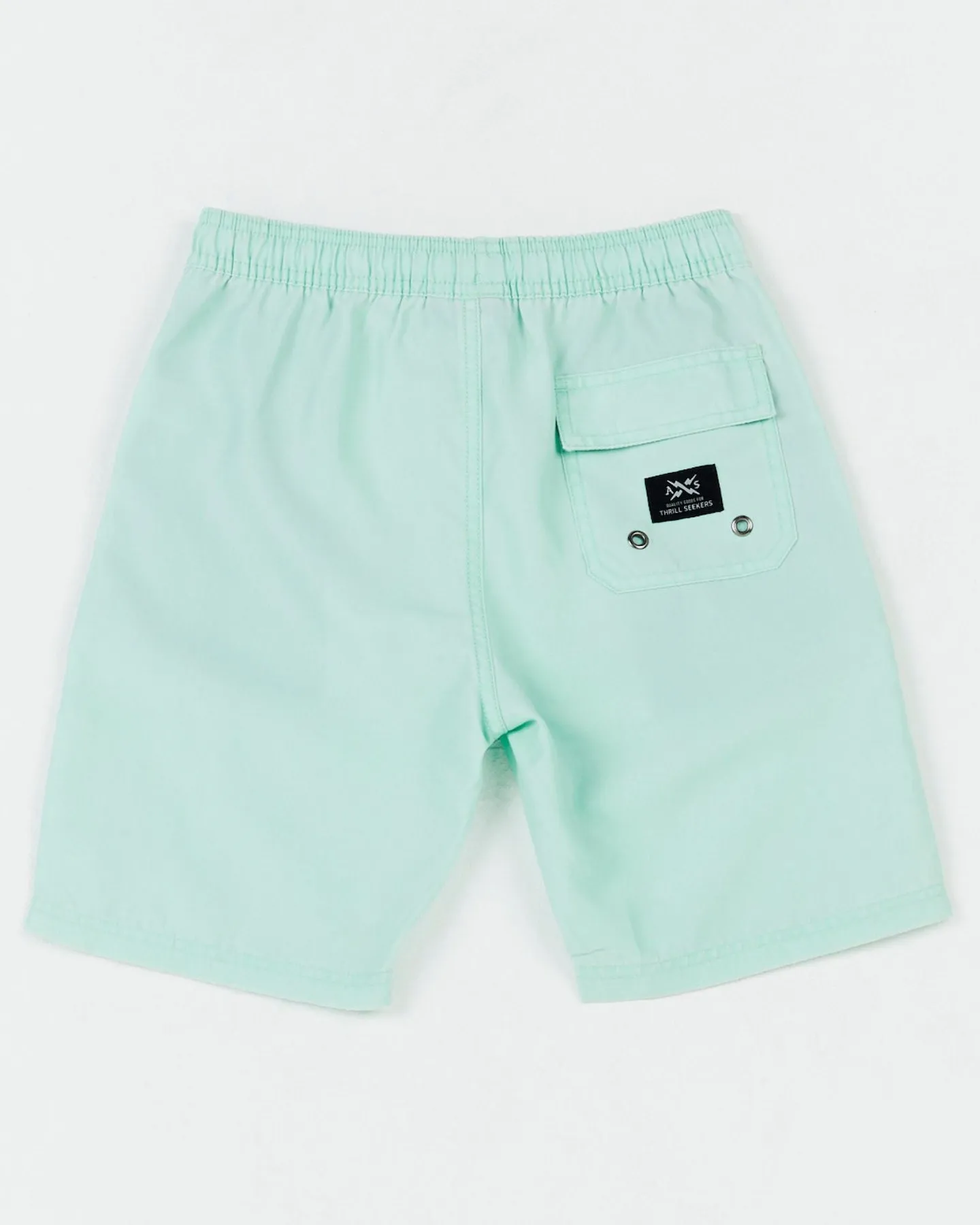 Alphabet Soup Kids Go To Beach Shorts - Acid Mint | SurfStitch