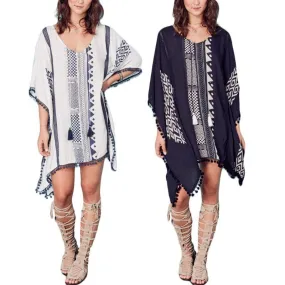 Asymmetric Swimwear Cover Ups