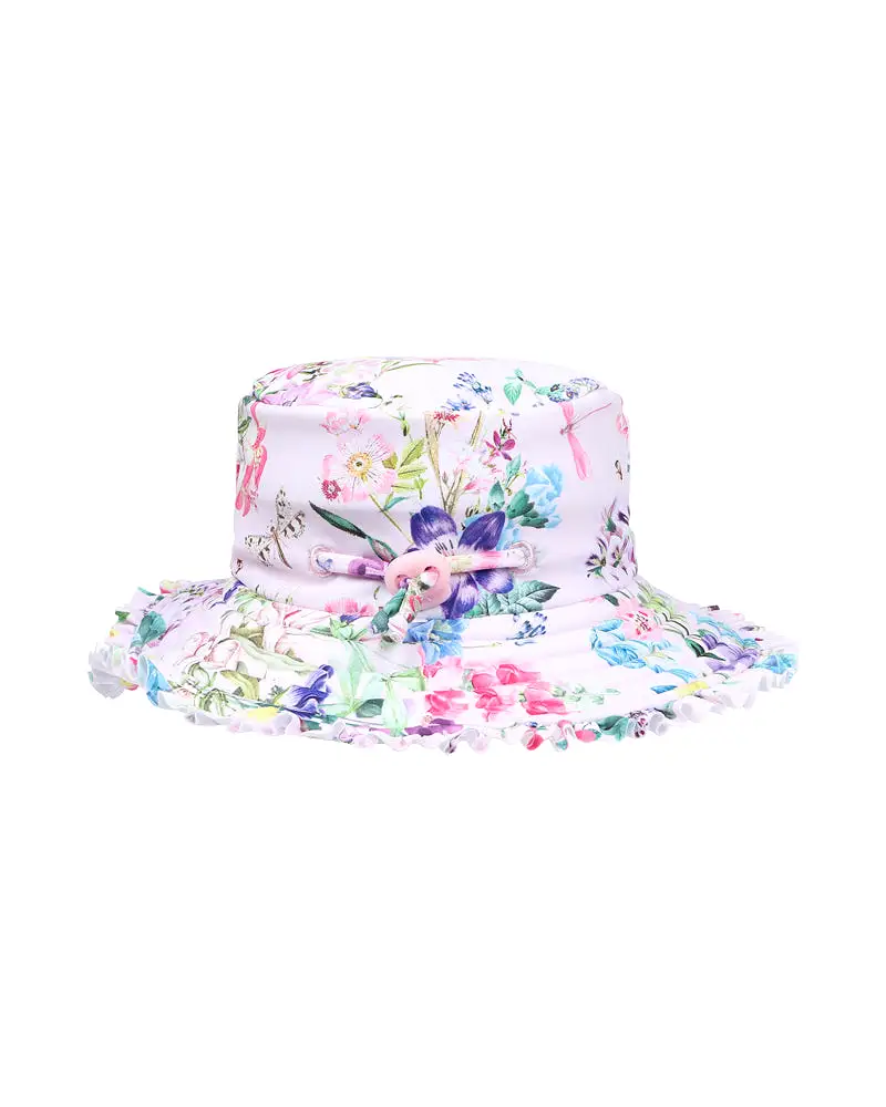 Bebe Swim Allegra Pink Print Sun Hat