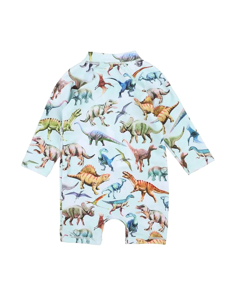 Bebe Swim Rex Print LS Sunsuit