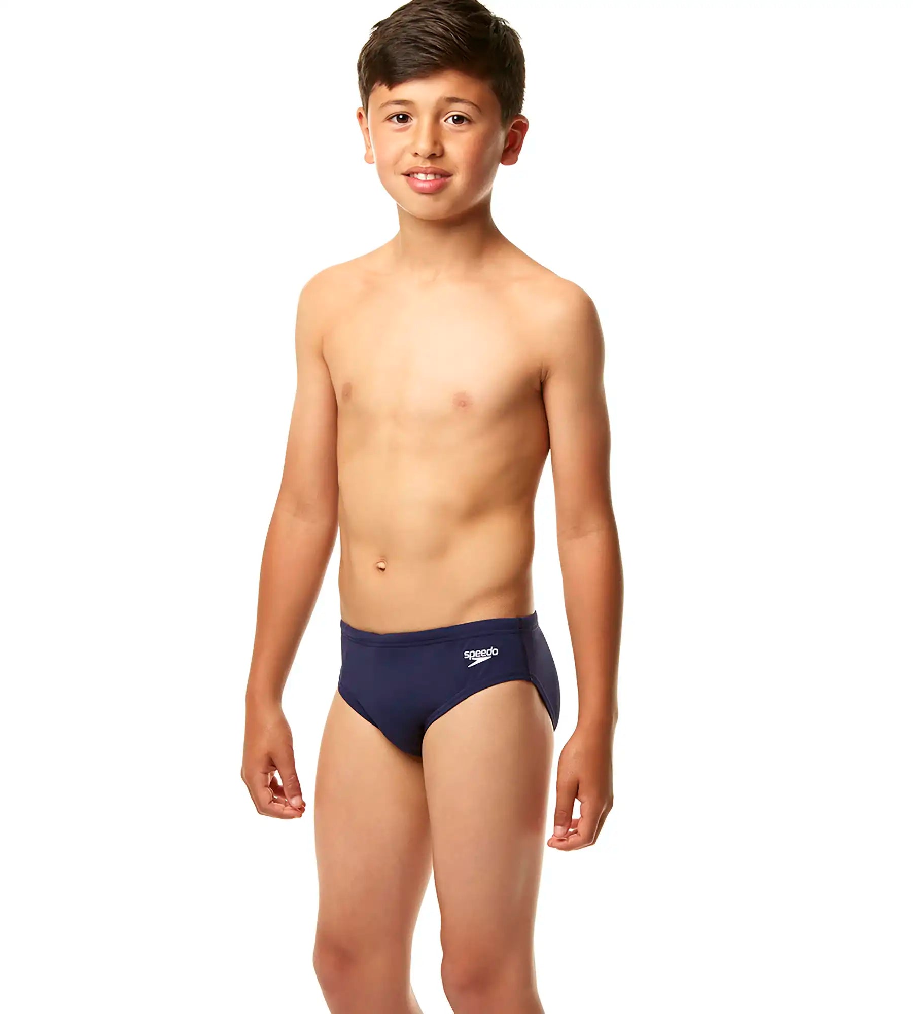 Boy's Lycra Brief - Navy