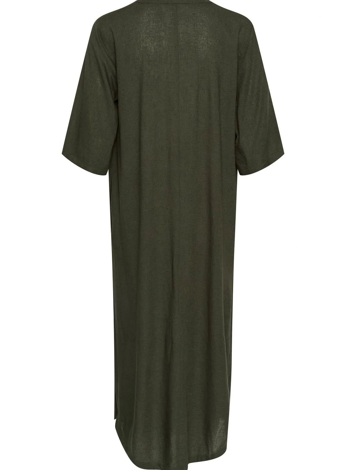 Buy KAFFE Milia Kaftan Midi Length Dress Green 18 | Dresses | Tu