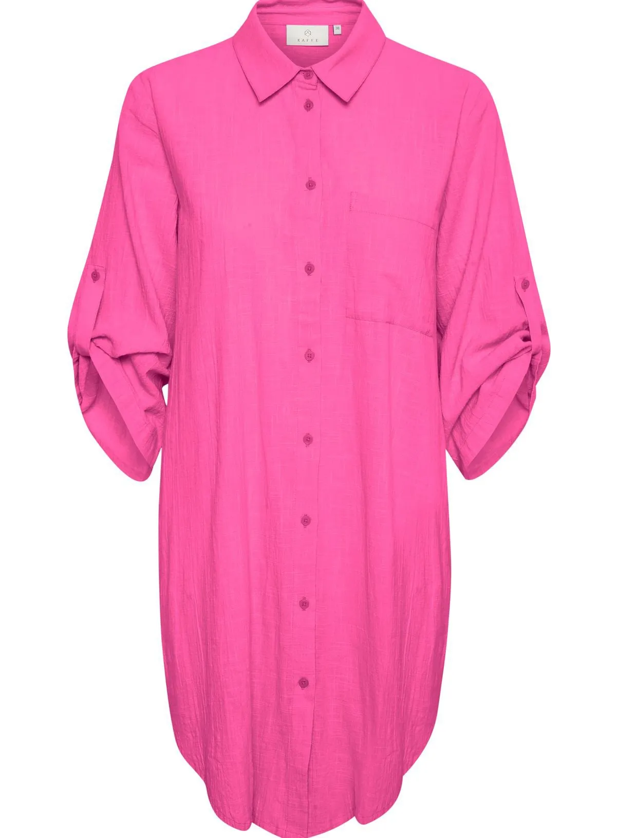 Buy KAFFE Pauline Above Knee Length Shirt Dress Pink 18 | Dresses | Tu