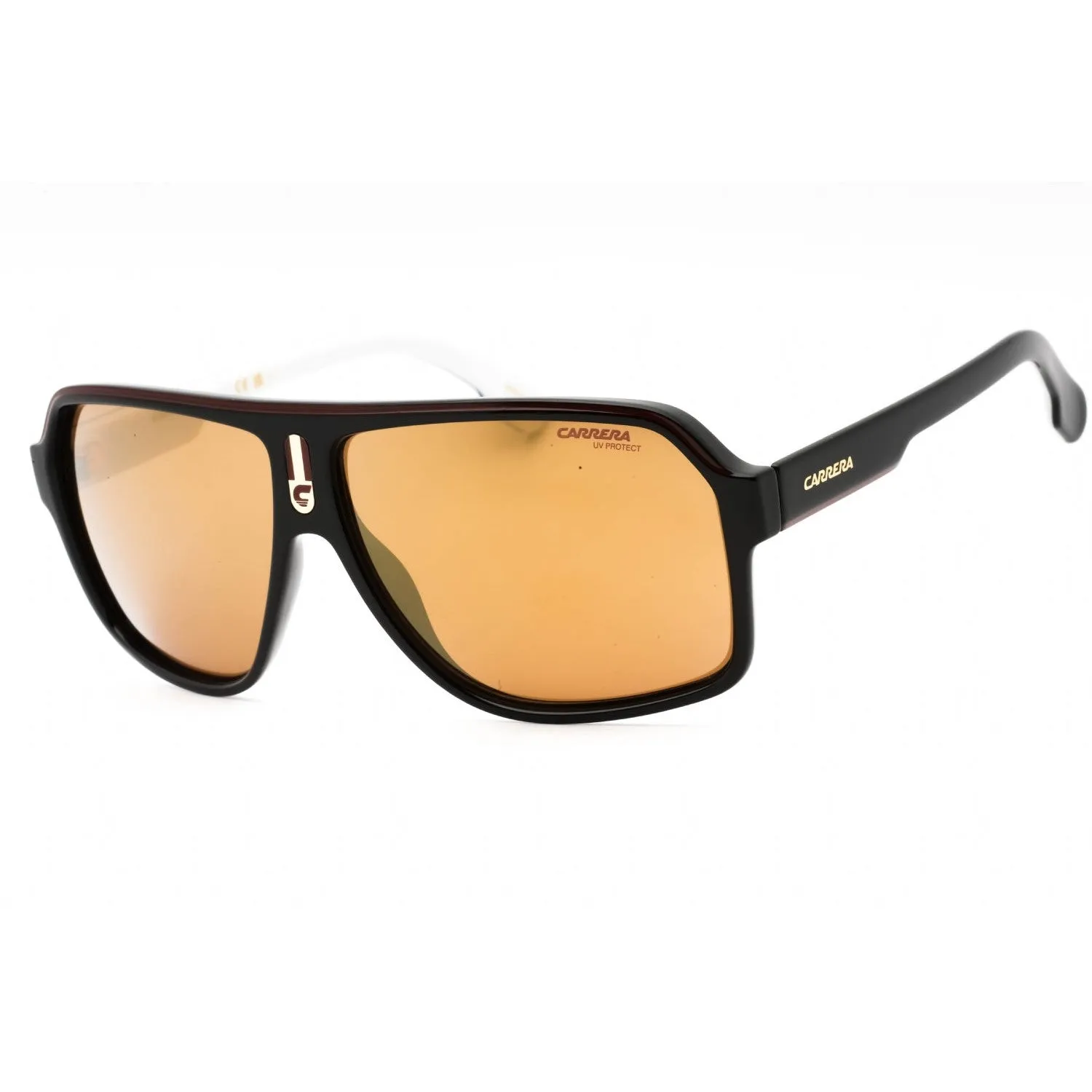 Carrera 1001/S Sunglasses Black Redgd / K1 brown gold sp lens