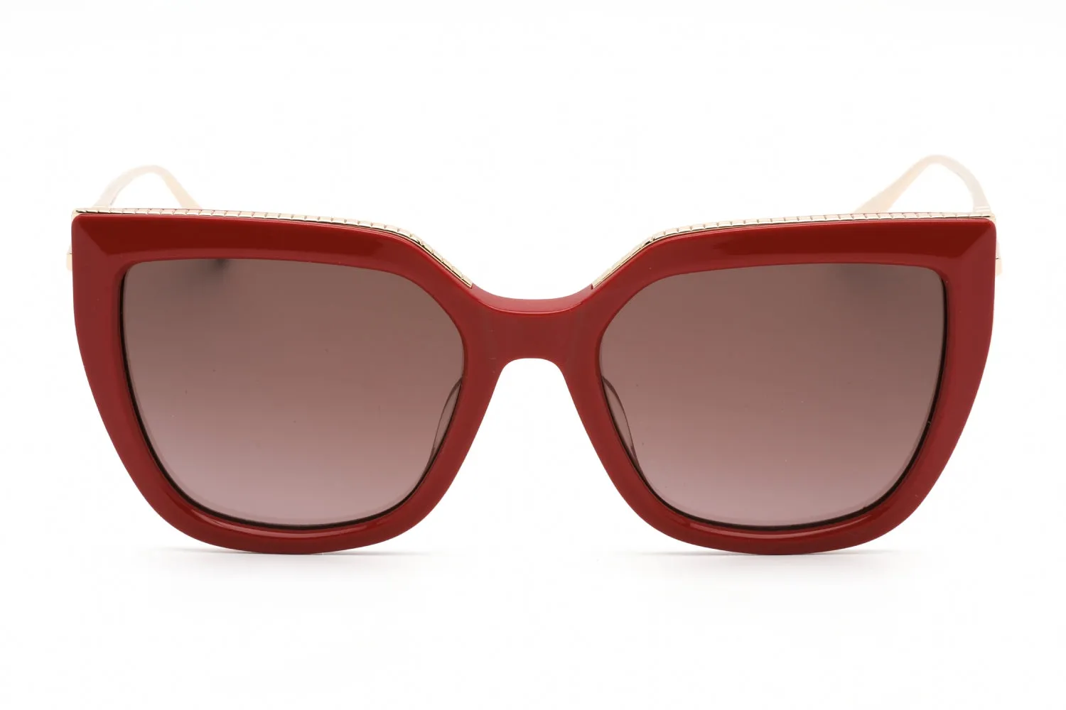 Chopard SCH319M Sunglasses SHINY FULL RED / Brown Gradient