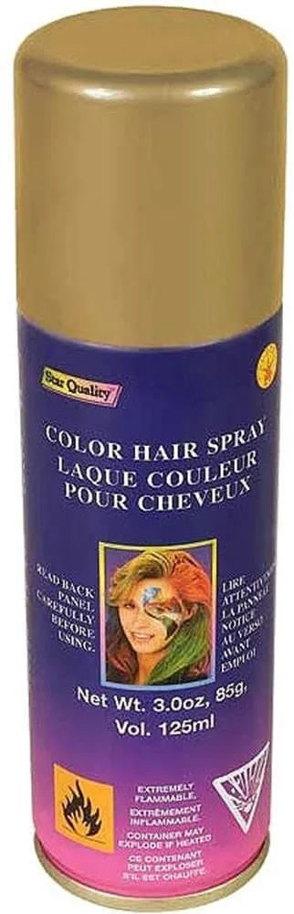 Color Hair Spray Blonde, Gold, Yellow, Red Glitter 3 oz