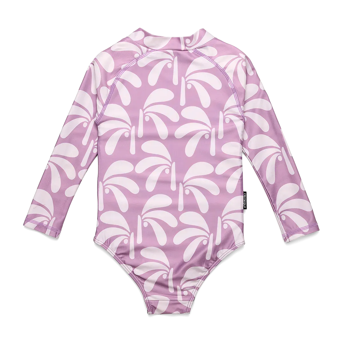 Cry Wolf Long Sleeve Swimsuit Lilac Palms