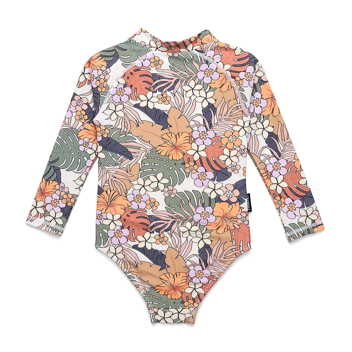 Cry Wolf Long Sleeve Swimsuit Tropical Floral