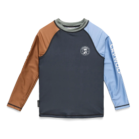 Cry Wolf Rash Vest Ocean Grey Combo