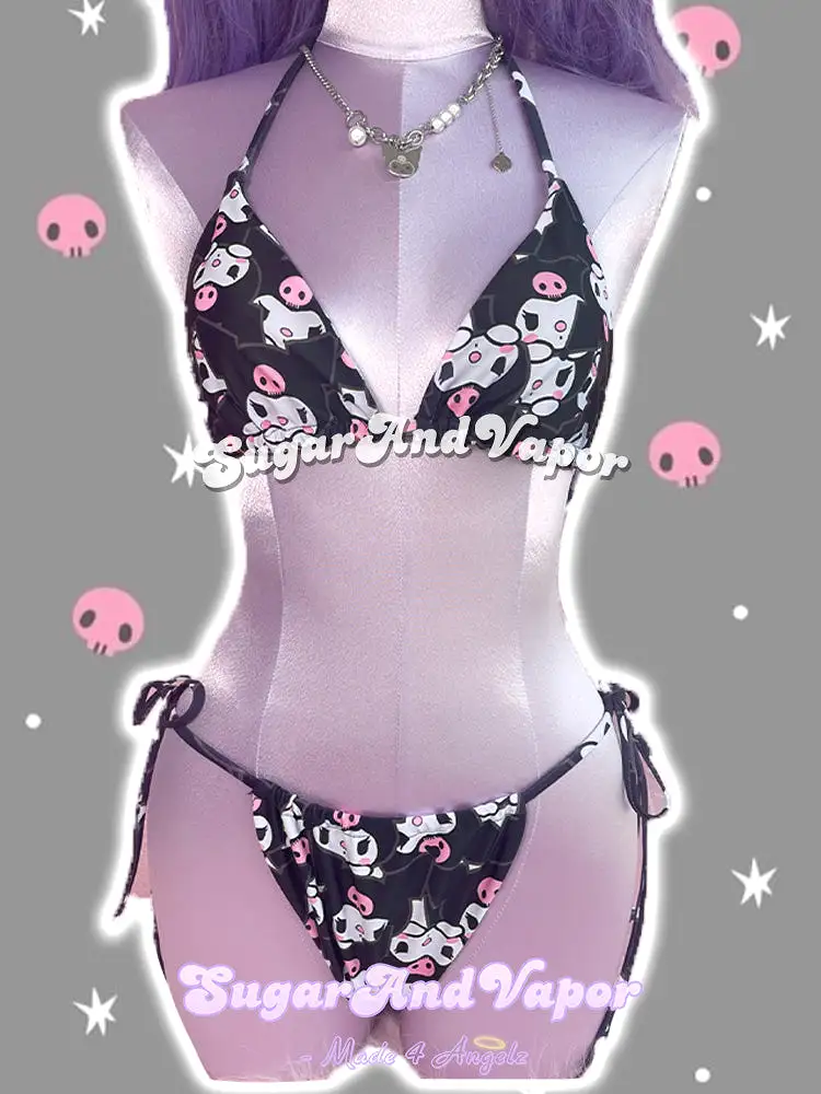 Cute Sweet Devil Bikini Set