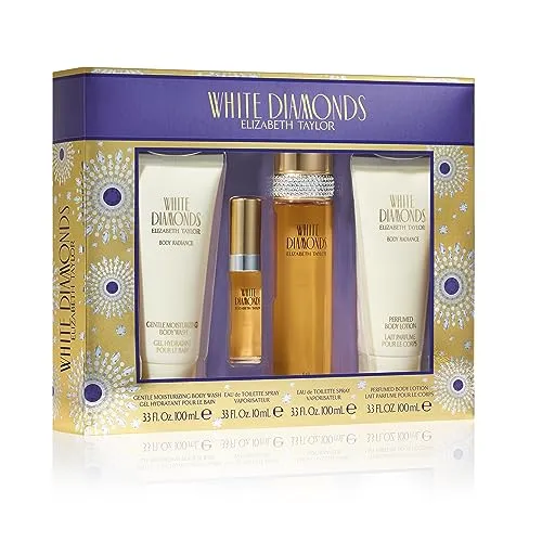 Elizabeth Taylor White Diamonds 4 pcs Gift Set 3.3 oz 100 ml