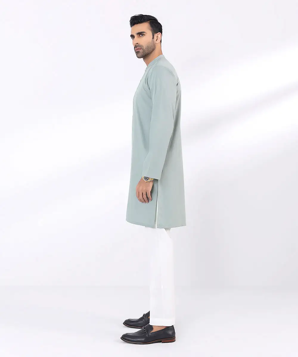 Embroidered Wash & Wear Kurta