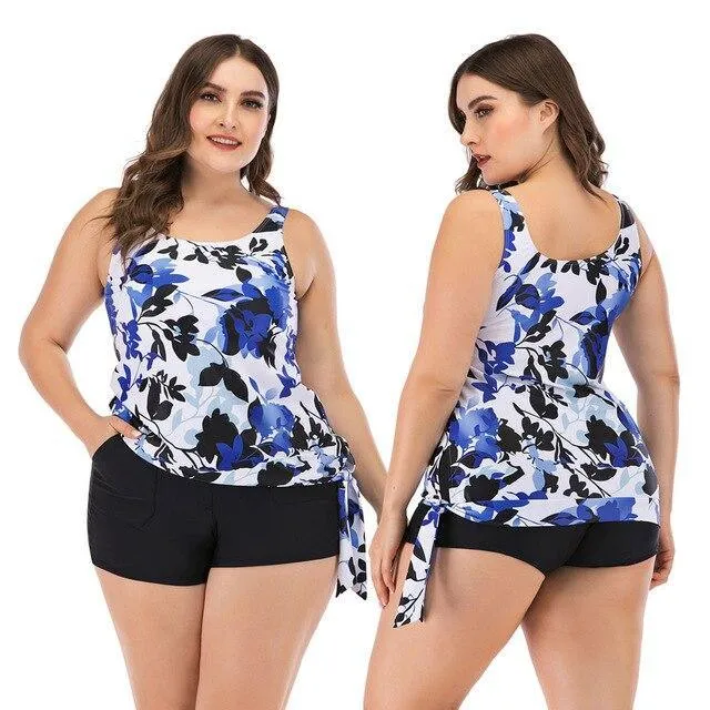 Floral Two-Piece Plus size Swimwear