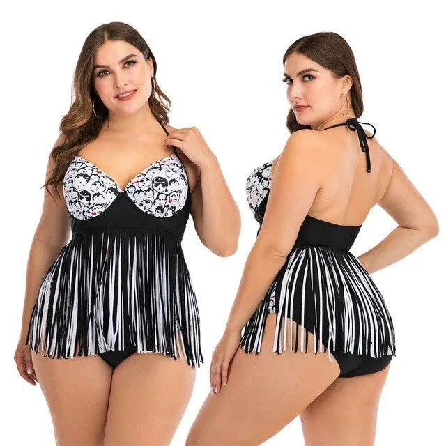 Floral Two-Piece Plus size Swimwear