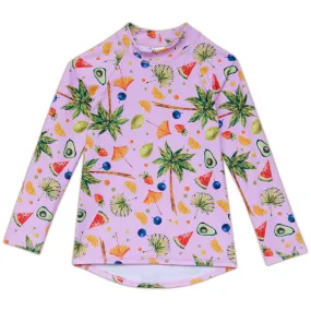 Fruits Long-Sleeve Rashguard Top UPF 50+