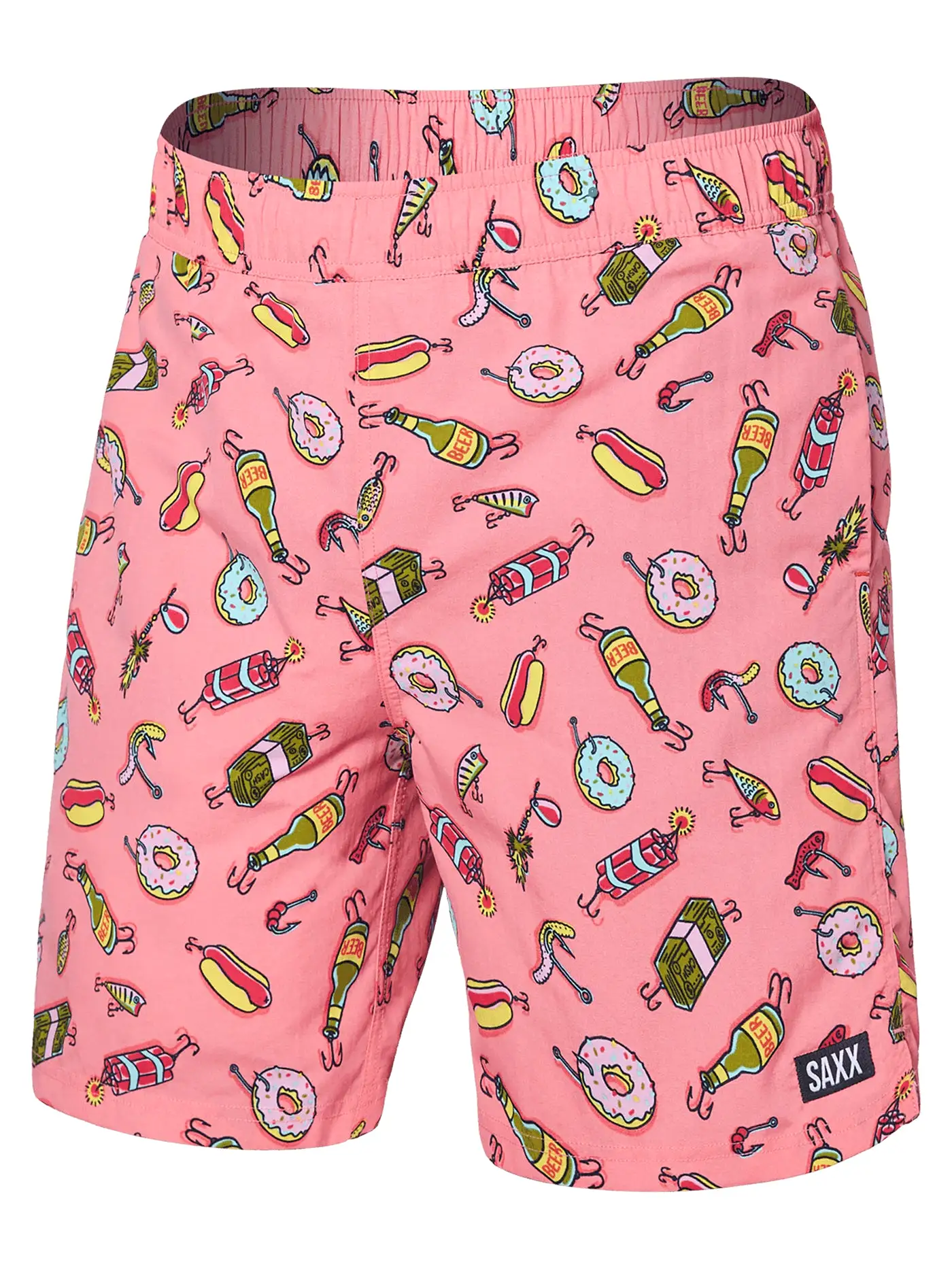 Go Coastal 2n1 Volley I’ll Try Anything Flamingo Boardshorts