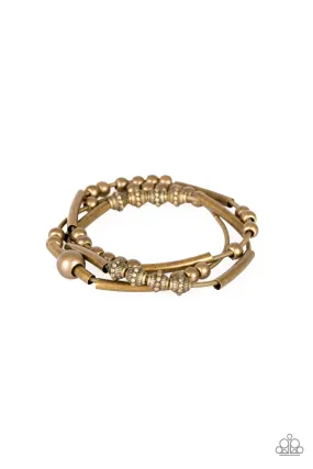 Industrial Instincts - Brass Bracelet