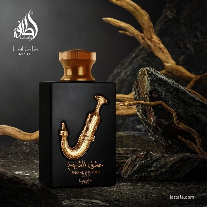 ISHQ AL SHUYUKH GOLD By LATTAFA PRIDE Eau De Parfum Spray 3.4 oz 100 ml