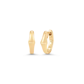 Lucia Gold Huggie Earrings