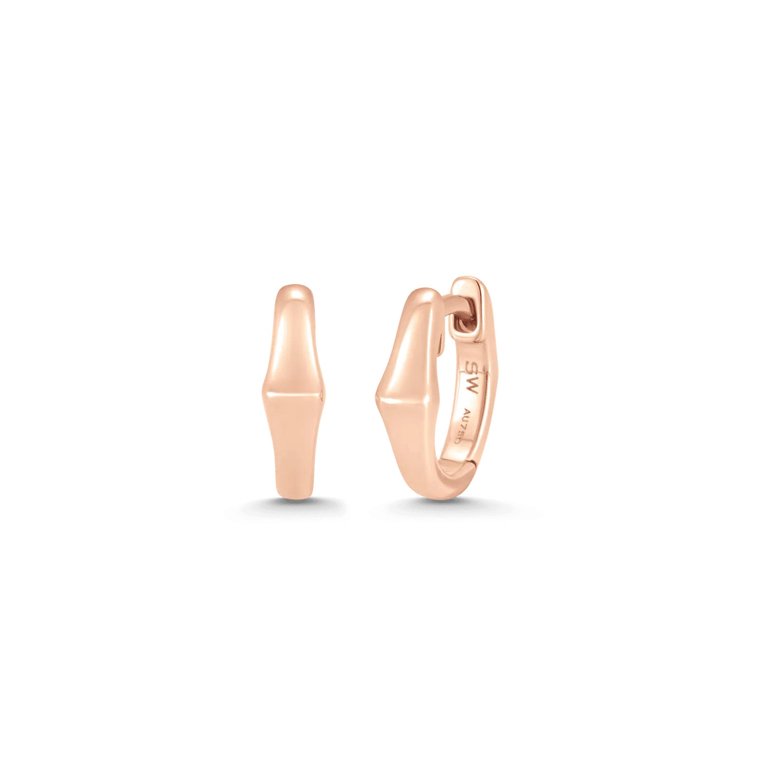 Lucia Gold Huggie Earrings