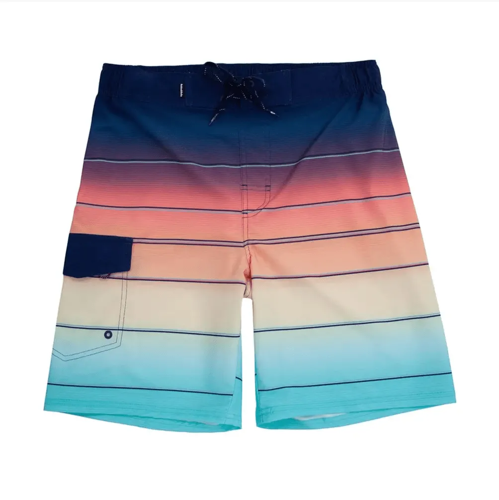 Men's 4-Way Stretch Board Shorts 9 Quick Dry Beach Swimwear