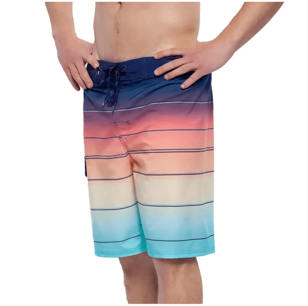 Men's 4-Way Stretch Board Shorts 9 Quick Dry Beach Swimwear