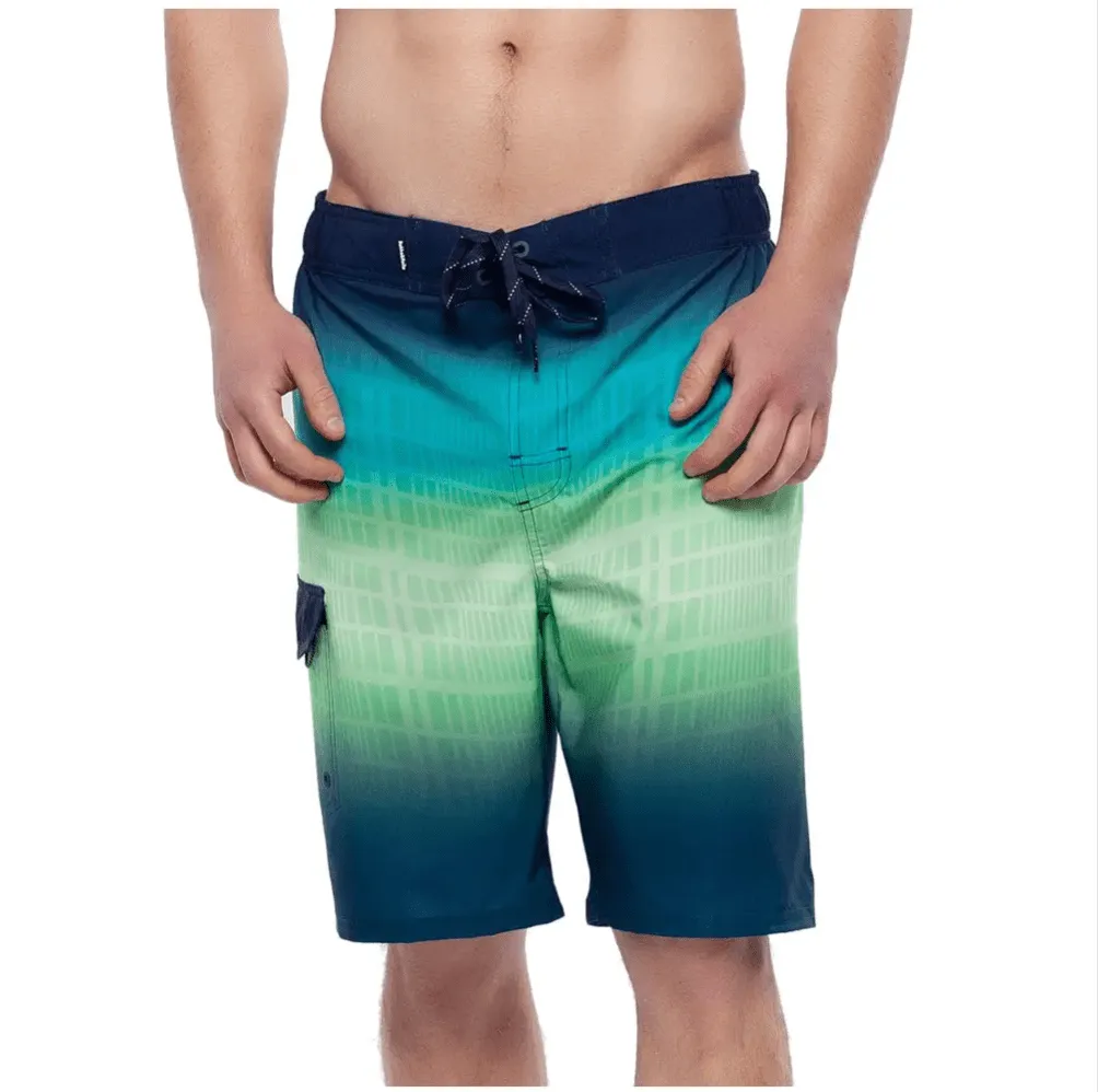 Men's 4-Way Stretch Board Shorts 9 Quick Dry Beach Swimwear