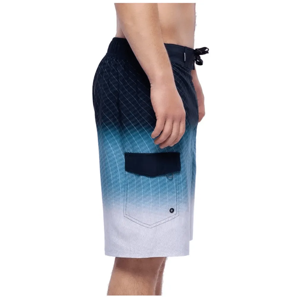 Men's 4-Way Stretch Board Shorts 9 Quick Dry Beach Swimwear