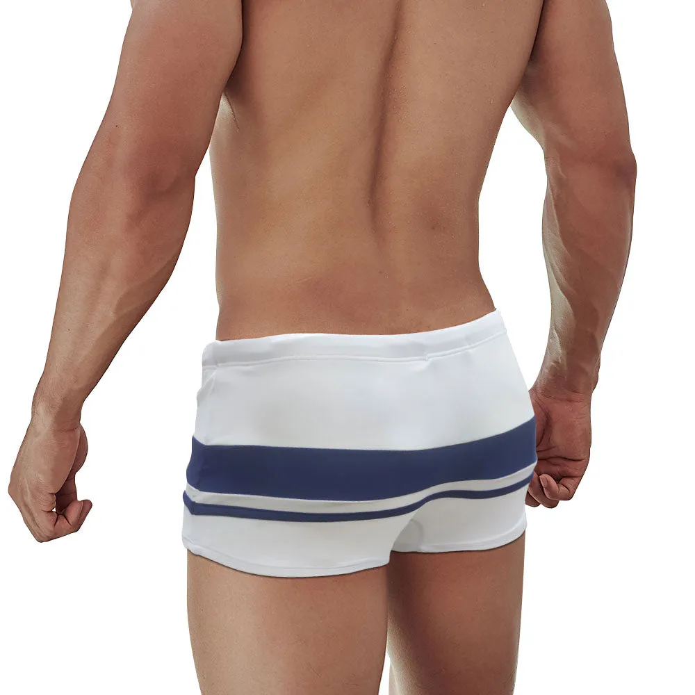 Men's Sexy Striped Beach Surfing Trunks Swimwear Beach Shorts