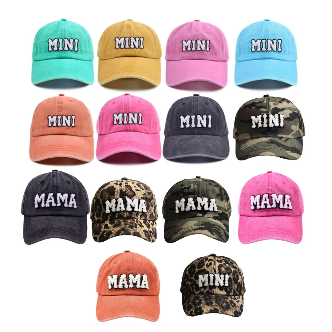 Mini & Mama Baseball Caps | Various Colours