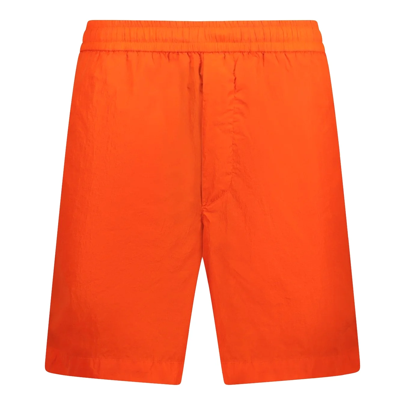 MONCLER Writing Logo Swim Shorts Orange