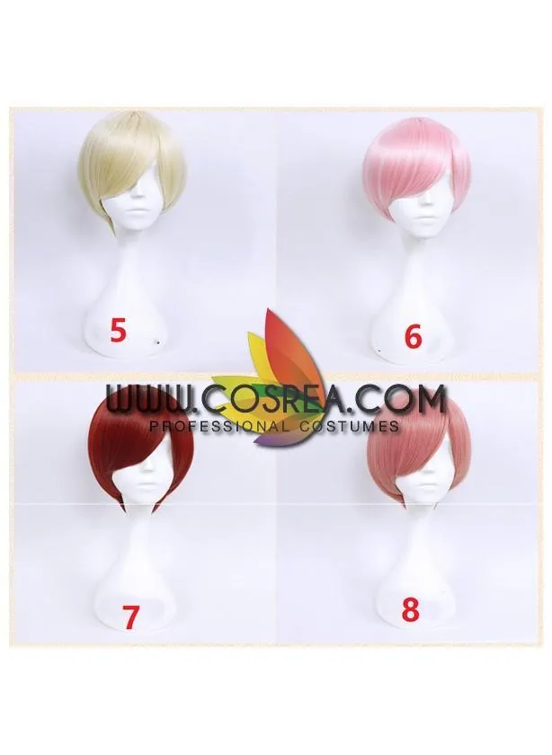 Multipurpose 30CM Even Bangs Cosplay Wig