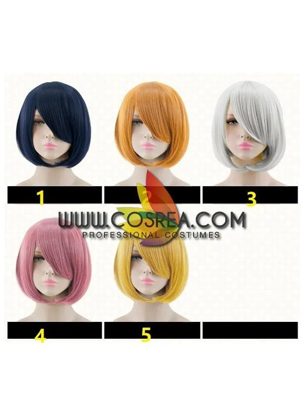 Multipurpose 35CM Even Bangs Cosplay Wig