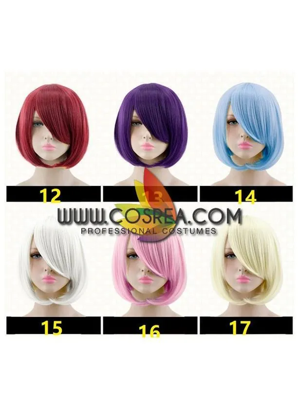 Multipurpose 35CM Even Bangs Cosplay Wig