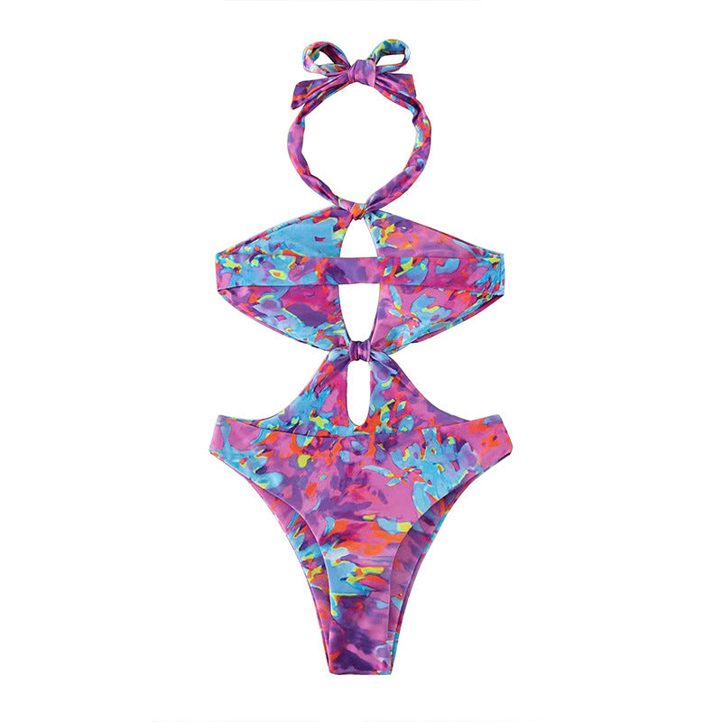 New sexy hollow one-piece women's bikini