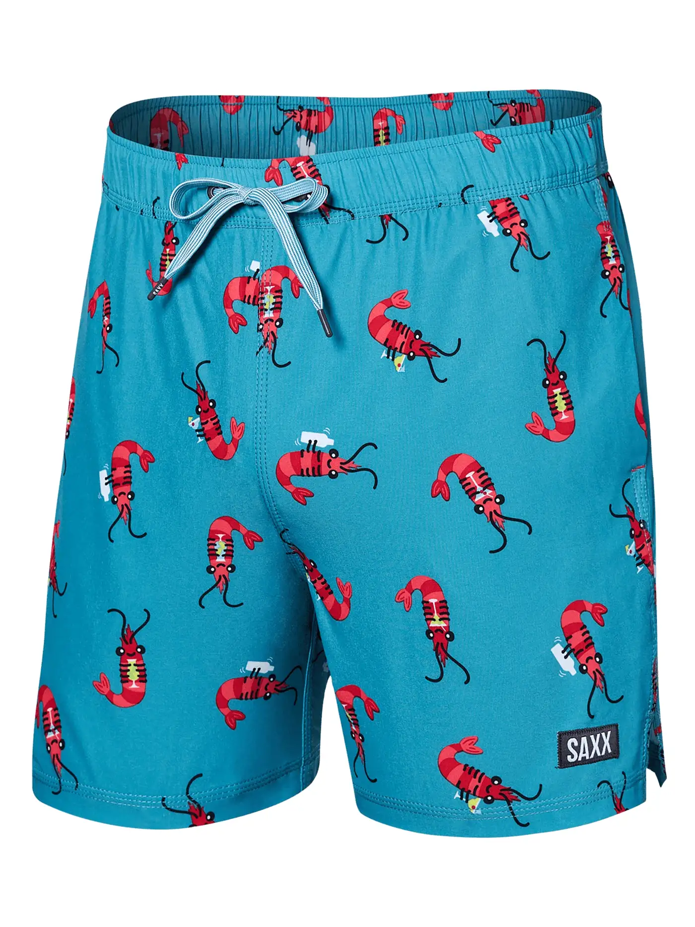 Oh Buoy 2n1 Volley 5 Shrimp Cocktail/Blue Moon Boardshorts