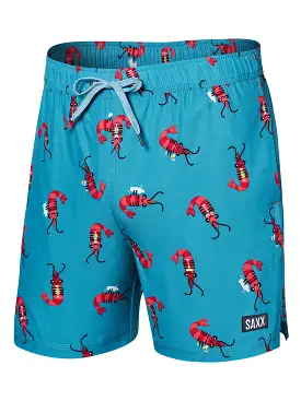 Oh Buoy 2n1 Volley 5 Shrimp Cocktail/Blue Moon Boardshorts