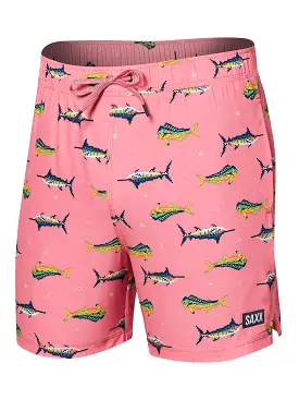 Oh Buoy 2n1 Volley 5 Trophy Catch Flamingo Boardshorts