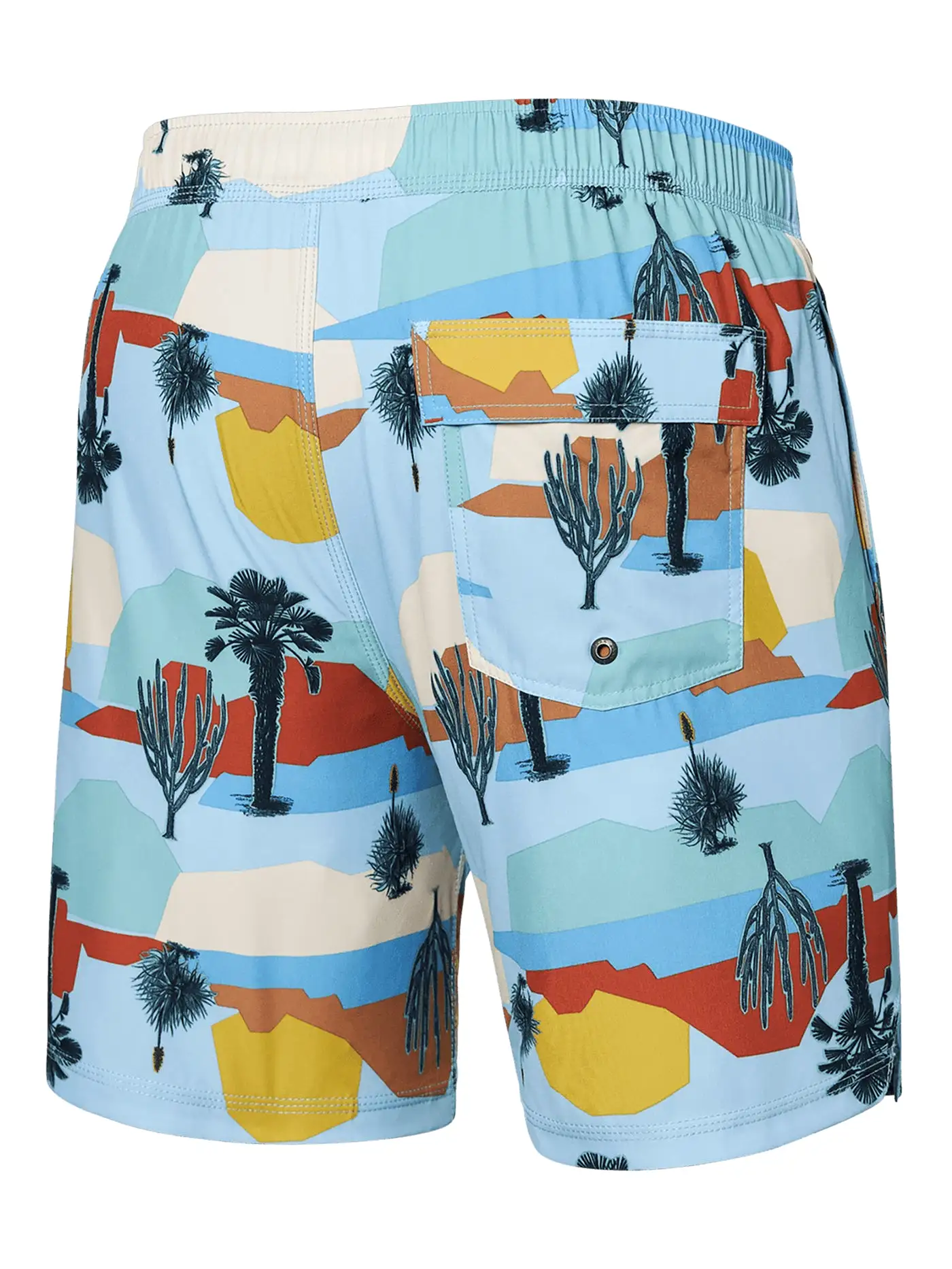 Oh Buoy 2n1 Volley 7 Baja Bound/Chambray Multi Boardshorts