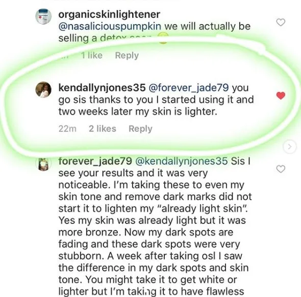 Organic Skin Lightener