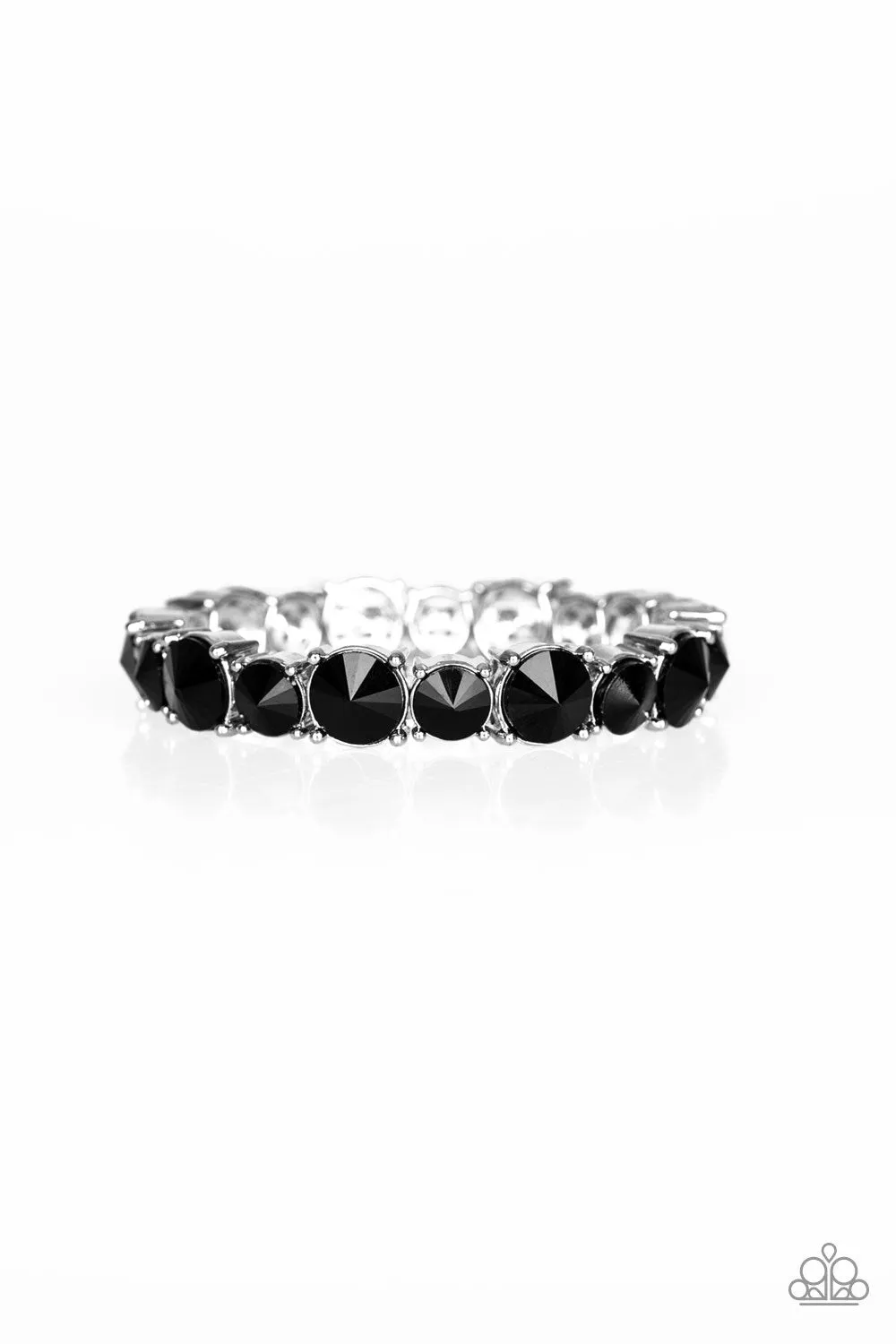 Paparazzi Born To Bedazzle - Black Bracelet