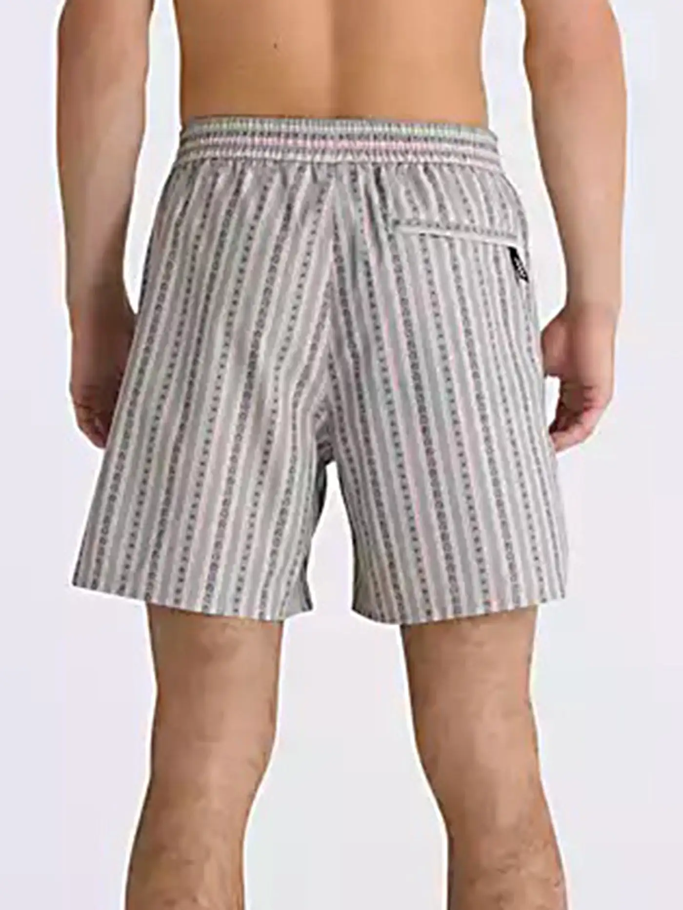 Primary Stripe Elastic Boardshort