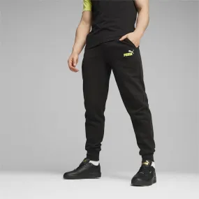 PUMA MENS ESSENTIAL 2 COLOUR LOGO PANT BLACK